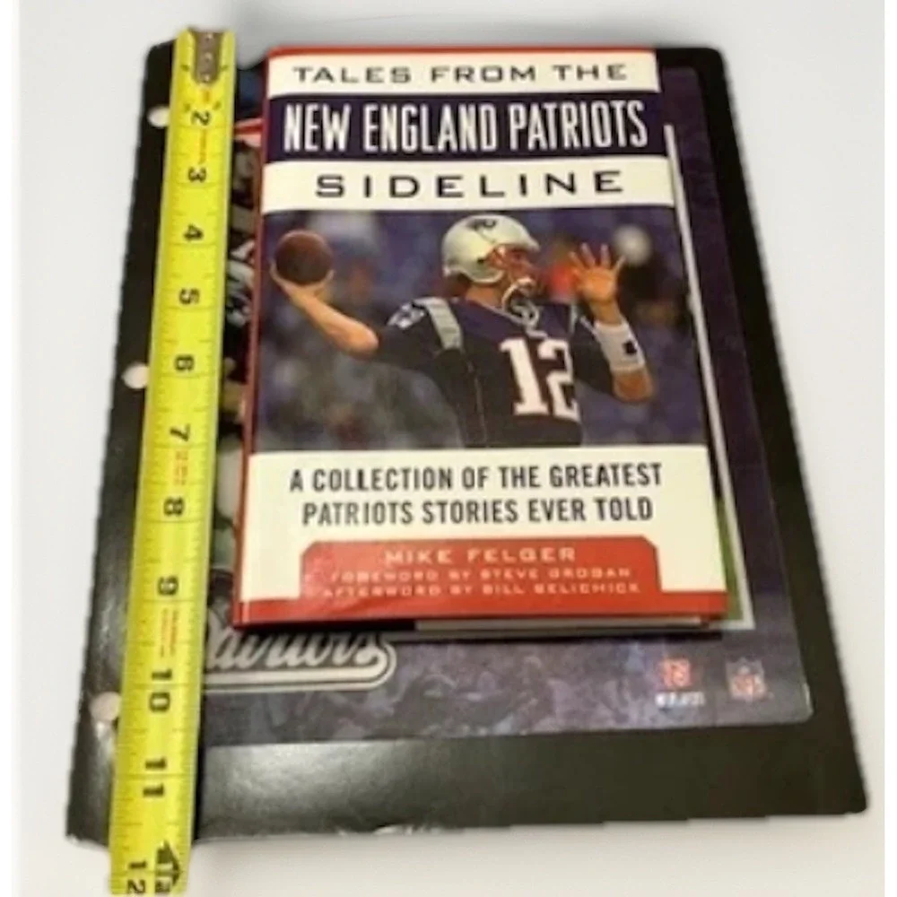 Tom Brady Book Tales from the New England Patriots Sideline Felger Mancave Gift